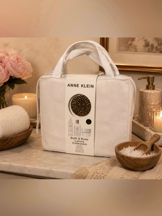 Anne Klein Other - Anne Klein Bath & Body Luxury Collection Gift Set Floral Bouquet Reusable Bag